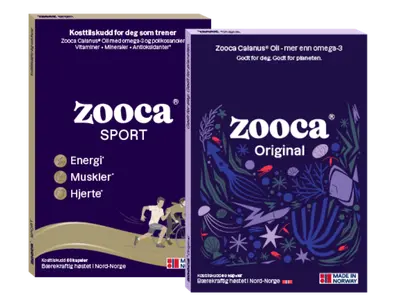 Eske med Zooca Original og Zooca SPORT fra front